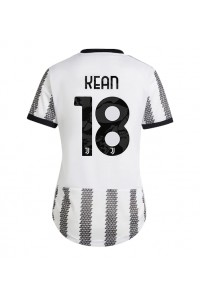 Juventus Moise Kean #18 Fotballdrakt Hjemme Klær Dame 2022-23 Korte ermer